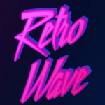 Retrowave 3Dテキストジェネレーターでの美しいフォントと効果